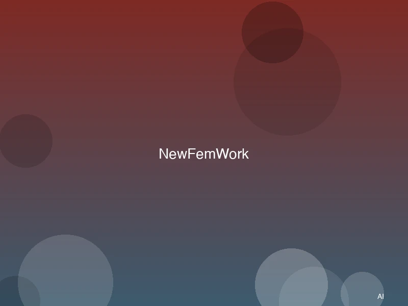 NewFemWork Programm